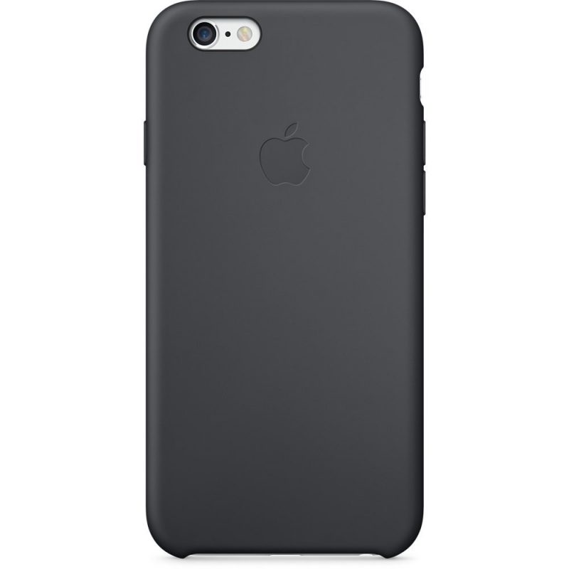 Apple silikónový obal pre iPhone 6 / 6S - čierny 1