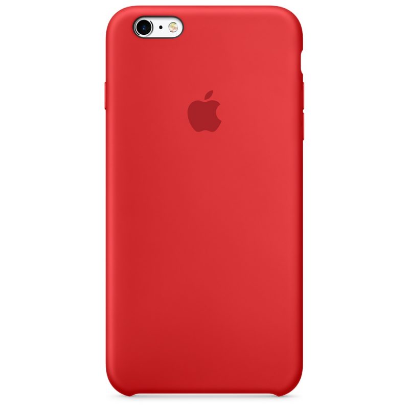 Apple silikónový obal pre iPhone 6 / 6S - červený 1