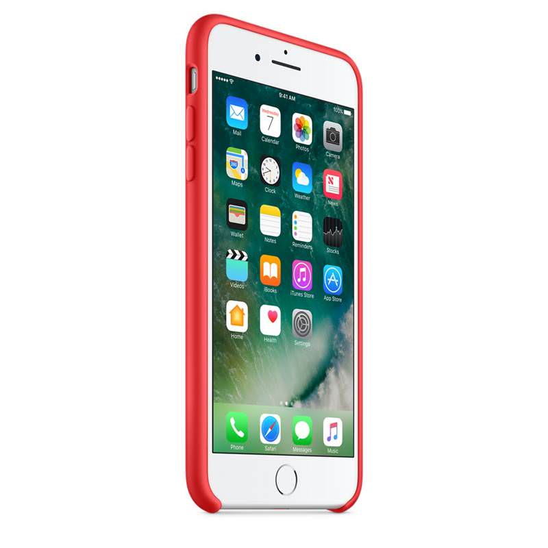Apple silikónový obal pre iPhone 7 Plus / 8 Plus - červený 2