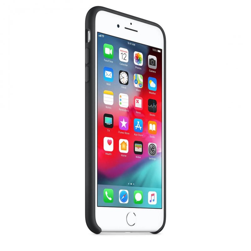 Apple silikónový obal pre iPhone 7 Plus / 8 Plus - čierny 2