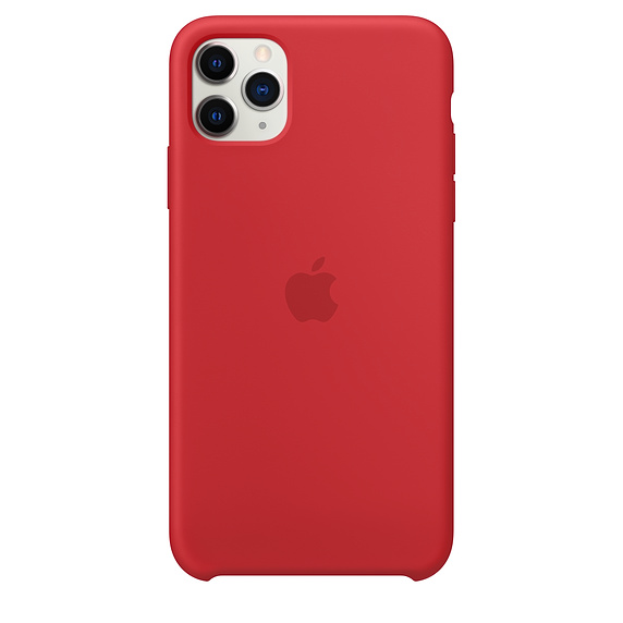 Apple silikónový obal pre iPhone 11 Pro - červený 1