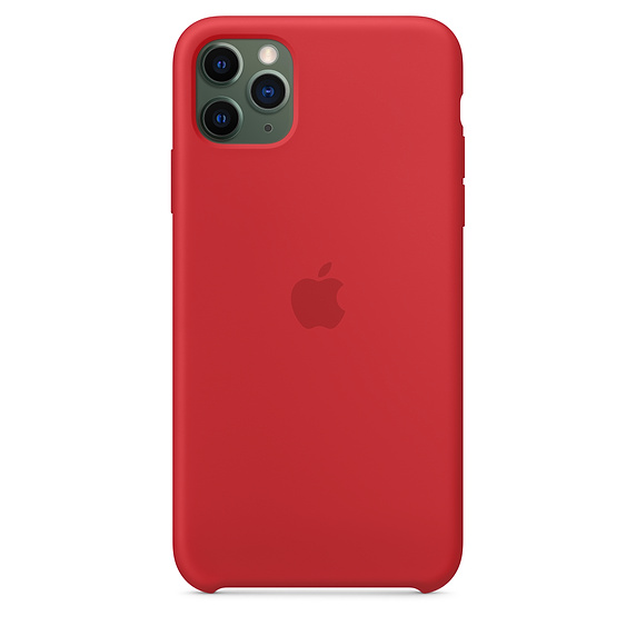 Apple silikónový obal pre iPhone 11 Pro Max - červený 3