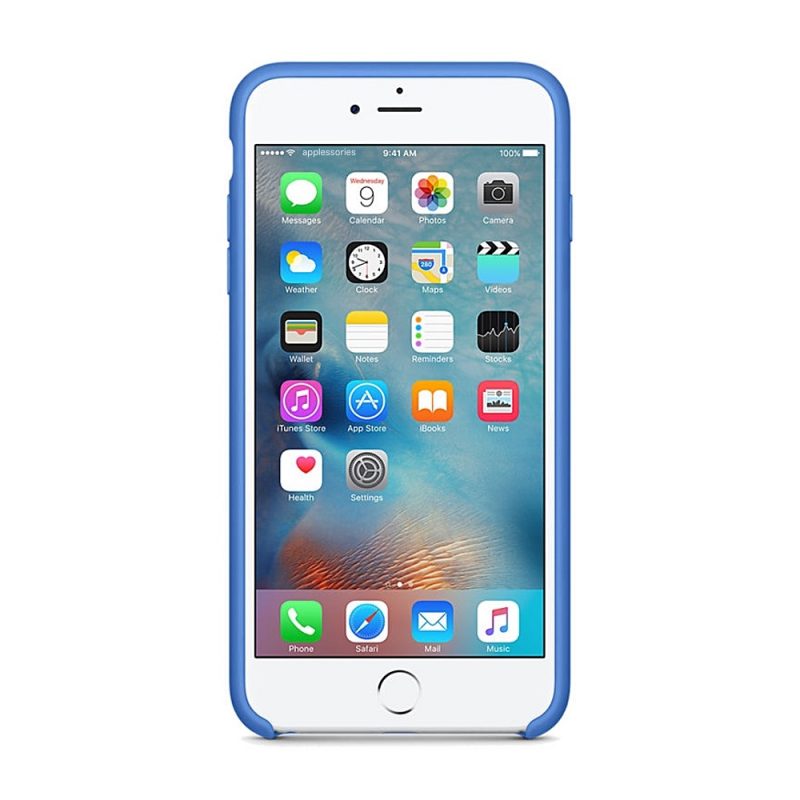 Apple silikónový obal pre iPhone 6 / 6S – kráľovsky modrý 2