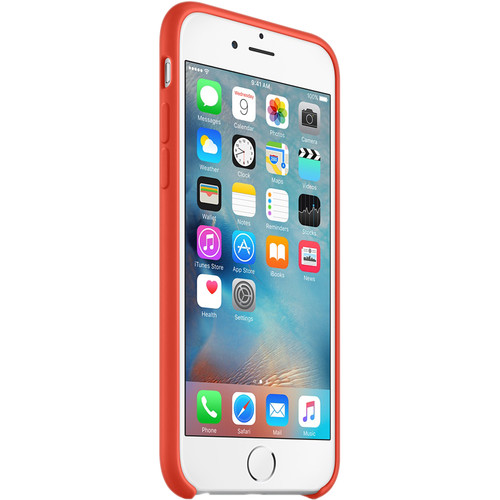 Apple silikónový obal pre iPhone 6 Plus / 6S Plus – oranžový 3