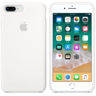 Apple silikónový obal pre iPhone 7 Plus / 8 Plus – biely – Obrázok 3