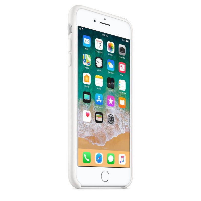 Apple silikónový obal pre iPhone 7 Plus / 8 Plus – biely 2