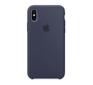 Apple silikónový obal pre iPhone X / XS – modrý