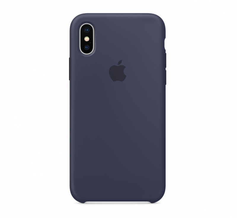 Apple silikónový obal pre iPhone XS Max – modrý 1