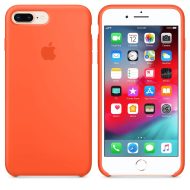 Apple silikónový obal pre iPhone 7 Plus / 8 Plus – oranžový – Obrázok 3