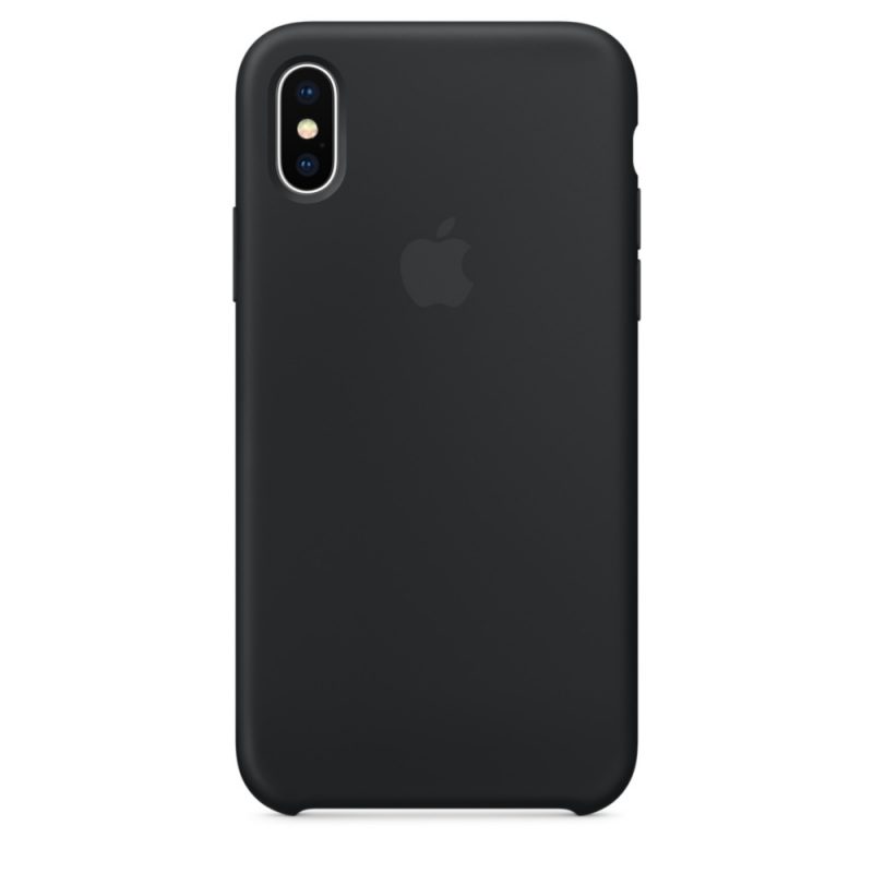 Apple silikónový obal pre iPhone X - čierny 1