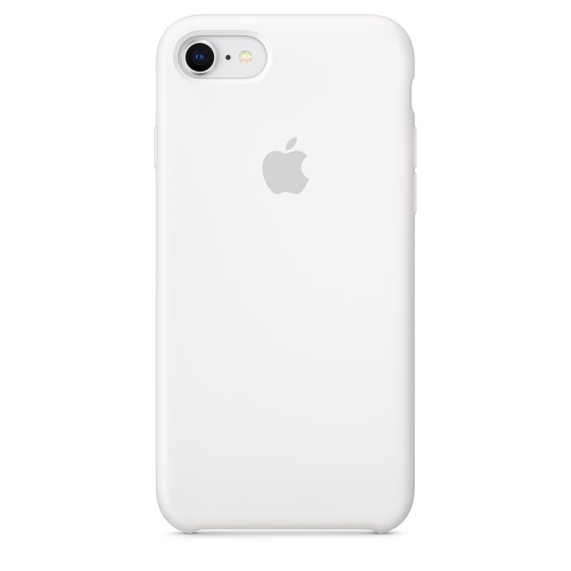 Apple silikónový obal pre iPhone SE 2020 – biely 1