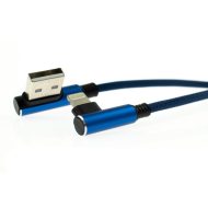 Apple Lightning 90-stupňový kábel - 1m, modrý – Obrázok 2