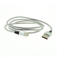 Apple Lightning magnetický kábel - 1m, strieborný – Obrázok 2