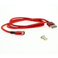 Apple Lightning magnetický kábel - 1m, červený