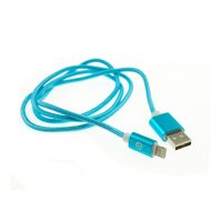 Apple Lightning nylonový kábel - 1m, tyrkysový – Obrázok 2