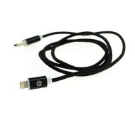 Apple Lightning nylonový kábel - 1m, čierny