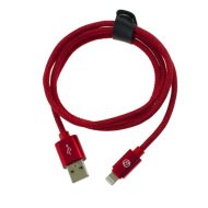 Apple Lightning rifľový kábel - 1m, červený – Obrázok 3