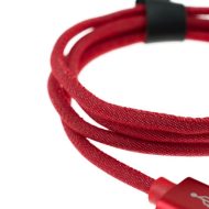 Apple Lightning rifľový kábel - 1m, červený – Obrázok 2