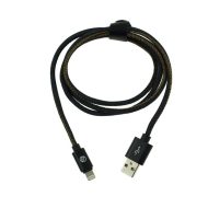 Apple Lightning rifľový kábel - 1m, čierny