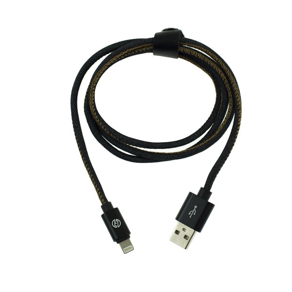 Apple Lightning rifľový kábel - 1m, čierny 1