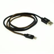 Apple Lightning rifľový kábel - 1m, čierny – Obrázok 3
