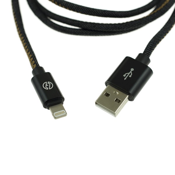 Apple Lightning rifľový kábel - 1m, čierny 2