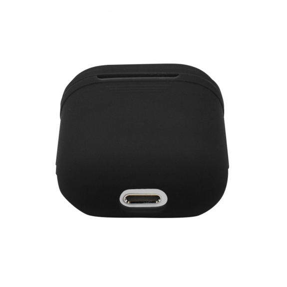 Silikónový obal pre Apple Airpods - čierny 3