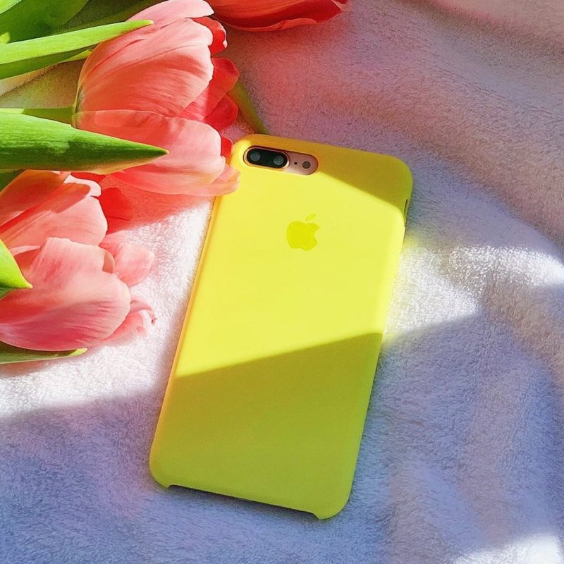 Apple silikónový obal pre iPhone 7 Plus / 8 Plus - žltý 4
