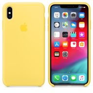 Apple silikónový obal pre iPhone XS Max - kanárska žltá – Obrázok 3