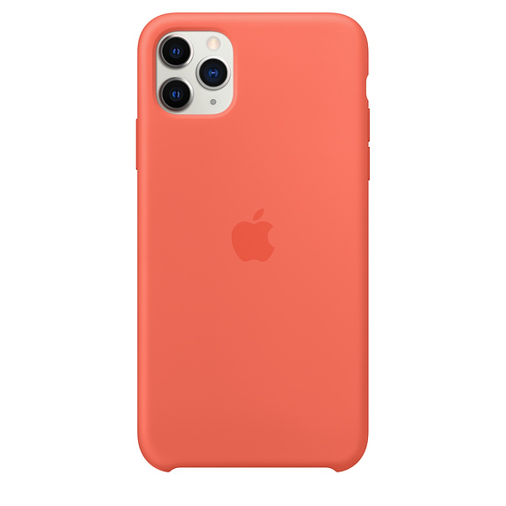 Apple silikónový obal pre iPhone 11 Pro – oranžový 1