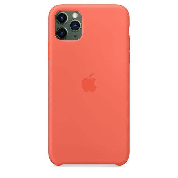 Apple silikónový obal pre iPhone 11 Pro Max – oranžový 3