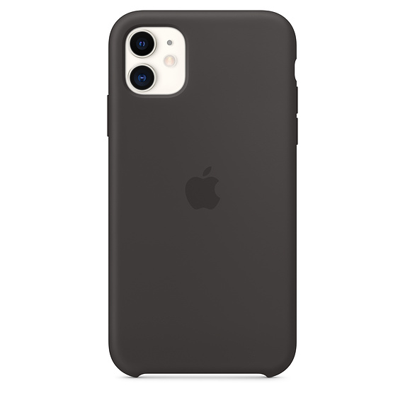 Apple silikónový obal pre iPhone 11 - čierny 1