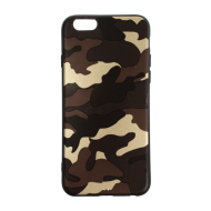 Ochranný Army obal pre iPhone 6 / 6S - hnedý