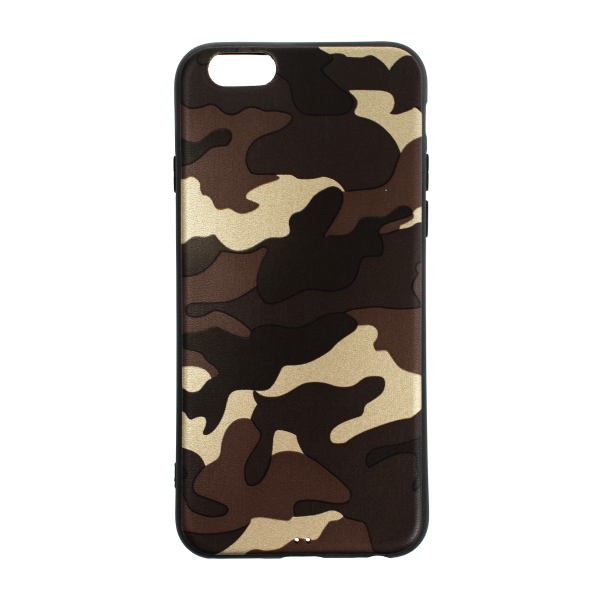 Ochranný Army obal pre iPhone 6 / 6S - hnedý 1