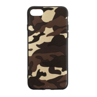 Ochranný Army obal pre iPhone 7 / 8 / SE 2020-2022 - hnedý