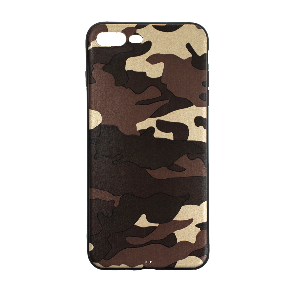 Ochranný Army obal pre iPhone 7 Plus / 8 Plus - hnedý 1