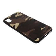 Ochranný Army obal pre iPhone X / XS - hnedý – Obrázok 2