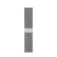 Remienok na Apple Watch 42mm / 44mm, milánsky ťah - strieborný – Obrázok 3