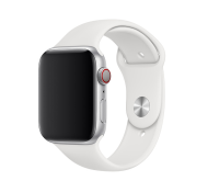 Remienok na Apple Watch 42mm / 44mm, športový biely