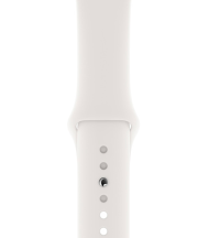 Remienok na Apple Watch 42mm / 44mm, športový biely – Obrázok 3