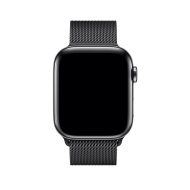 Remienok na Apple Watch 42mm / 44mm, milánsky ťah - vesmírne čierny – Obrázok 2