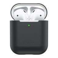 Baseus Airpods ultratenký silikónový obal - čierny – Obrázok 3