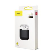 Baseus Airpods ultratenký silikónový obal - čierny – Obrázok 4
