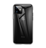 BASEUS Safety AirBags iPhone 11, dymovo čierny - priehľadný