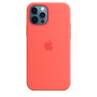 Apple silikónový obal pre iPhone 12/12 Pro – citrusovo ružový s MagSafe – Obrázok 5