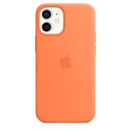 Apple silikónový obal pre iPhone 12 mini – kumquatovo oranžový s MagSafe – Obrázok 4