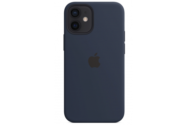 Apple silikónový obal pre iPhone 12 mini – námornícky tmavomodrý s MagSafe 3