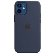 Apple silikónový obal pre iPhone 12 mini – námornícky tmavomodrý s MagSafe – Obrázok 4