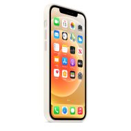 Apple silikónový obal pre iPhone 12/12 Pro – biely s MagSafe – Obrázok 3