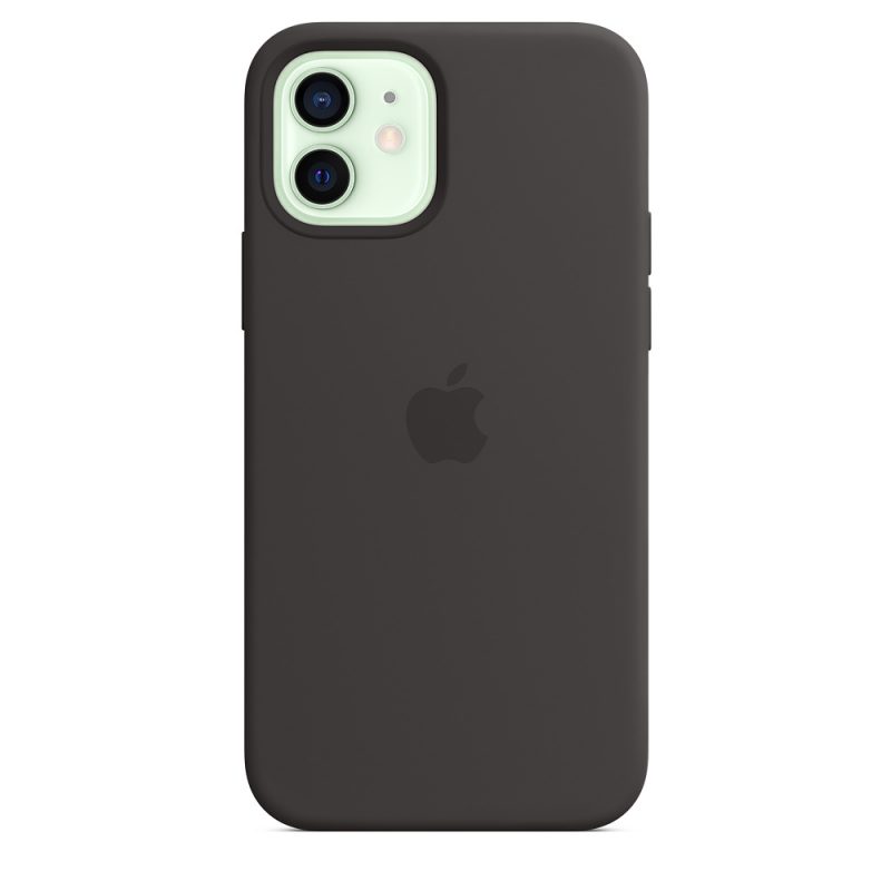 Apple silikónový obal pre iPhone 12/12 Pro – čierny s MagSafe 1